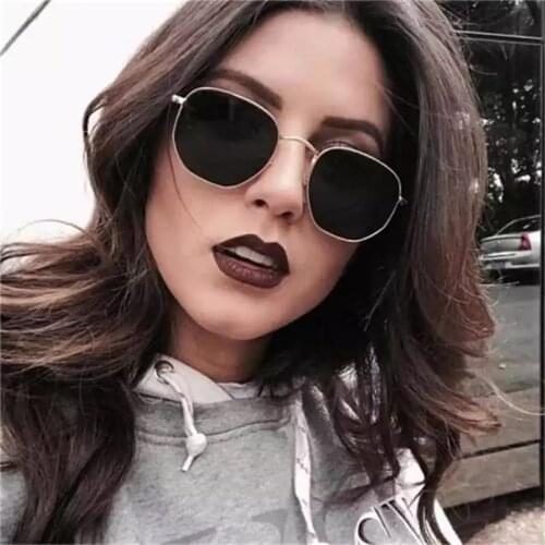 2020 Vintage Sunglasses Men Square Metal Frame Sunglasses Pilot Mirror Classic Retro Sun Glasses Women Luxury Summer Eyewear