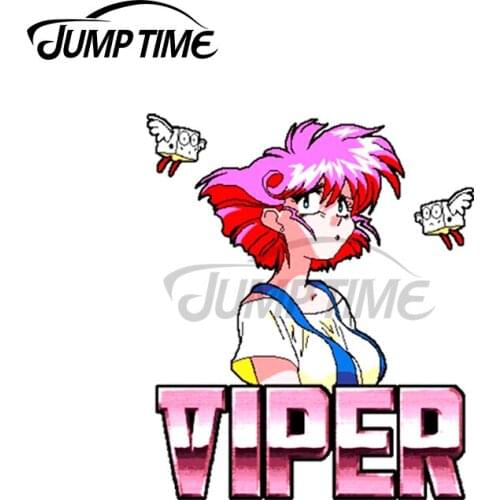 Jump Time 13 x 8.7cm For VIPER Chiyomi Windows Decal Vinyl Material Car Stickers Waterproof Fashion Body For Car Wrap