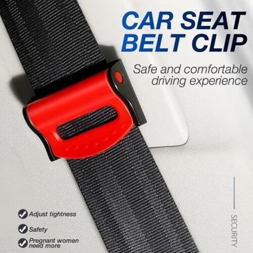 1PCS Car Seat Belt Clip Free Adjustment Of Tightness Seat Belt Clip Reduce Wear And Improve Comfort DIY Tools For Cars
