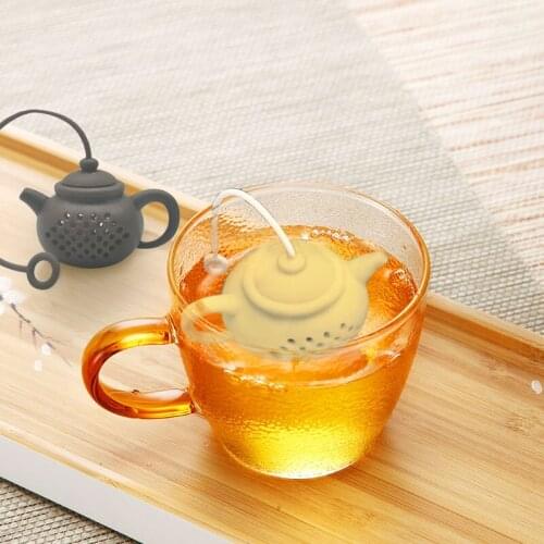 1 Pcs Spice Ball Silica Gel Seasoning Ball Loose Tea Infuser Soup Hot Pot Spices Leak Tea Filter Infuser Kitchen Teaware