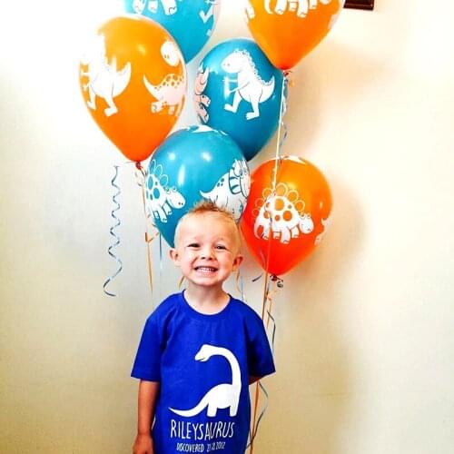 10pcs 12Inch Dinosaur Party Balloons Jungle Party Latex Baloon Birthday Party Decorations Kids Party Favors Balloons