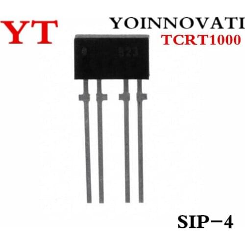 10pcs/lot TCRT1000 DIP-4 SENSOR OPTO TRANS 4MM REFL THPCB IC best quality
