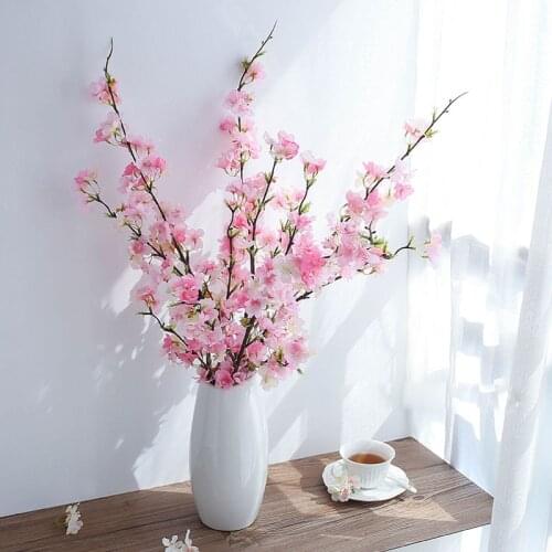 2pc/lot Simulation flower silk flower Cherry blossoms Plum blossom Chinese fake flowers Wedding home decoration