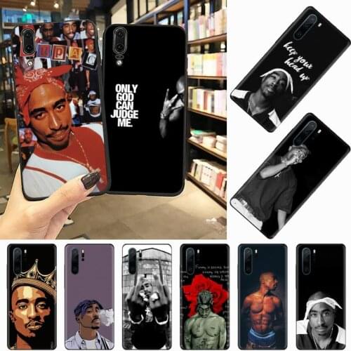 2pac Tupac American rap singer coque funda cover Phone Case For Huawei honor Mate P 10 20 30 40 Pro 10i 9 10 20 8 x Lite