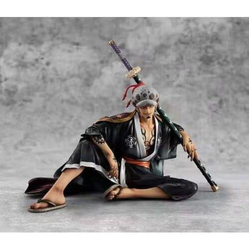 Anime one piece Trafalgar D Water Law With heart First Generation Ver PVC Action Figure Collectible Model Doll Toy gift 23cm