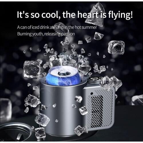 Kebidumei Can Cooler Car Cold Cup 12V for Auto Beverage Cooling Drinks Mug