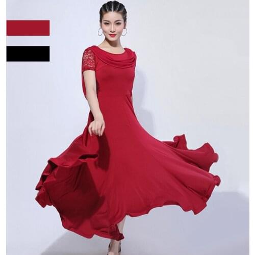Ballroom Dance Dress Female New Waltz Dance Clothes National Standard Competition Costumes Long Skirt Modern Dance Wear VDB978