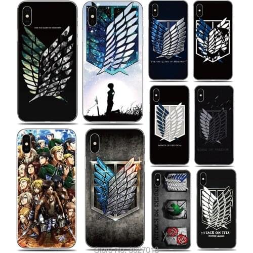Case For Alcatel 1 1C 1X 1S 3 3L 2019 Soft Silicone TPU Back Cover For 5 5V 5060D 5033 5059 3C 5026 3X5058 Attack on Titan Case