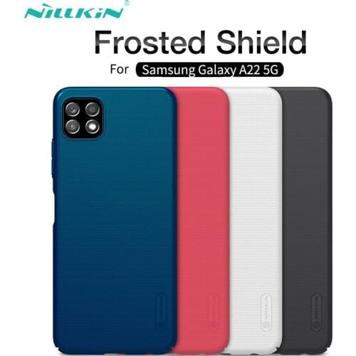 Nillkin Case For Samsung Galaxy A22 5G Super Frosted Shield Hard Business Phone Protector Back Cover For Samsung A22 4G / LTE