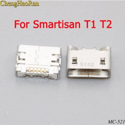 ChengHaoRan 1-5 PCS for Smartisan T1 T2 5PIN 5P micro usb jack charging port socket connector repair parts