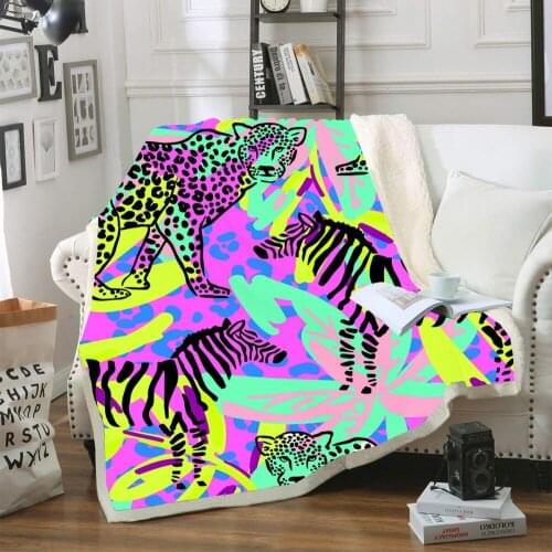 Tiger 3D Print Sherpa Fleece Blanket for Adult Teens Animal Coral Fleece Throw Blanket Gift Blanket on Sofa Bed Couch Cover