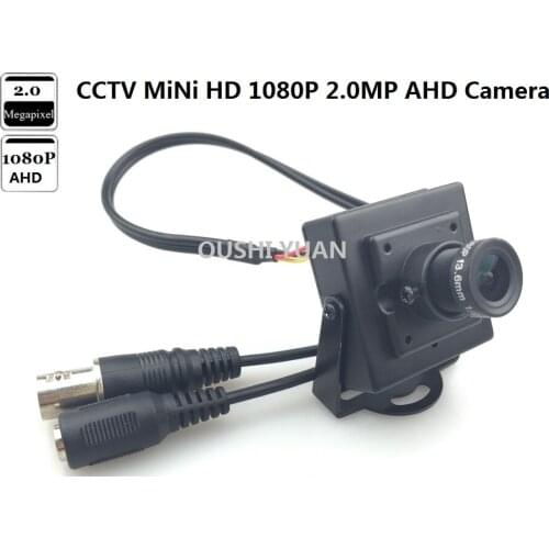 CCTV HD AHD 1080P 2.0MP 3.6mm lens Mini box CCTV Security 2.0MP AHD Camera
