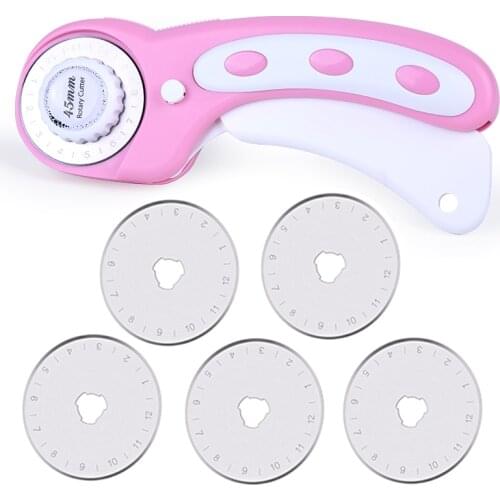 KAOBUY LeatherCraft 45mm Rotary Cutter Leather Cutting Tool Fabric Cutter Circular Blade Patchwork Sewing Quilting Accessories