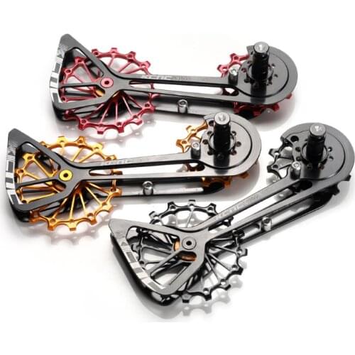KCNC Road Bicycle Bike Oversized Lightweight Aluminum Alloy Pulley Cage OSPW For Shimano ROAD R9100/R8000 XT SRAM XX1 Derailleur