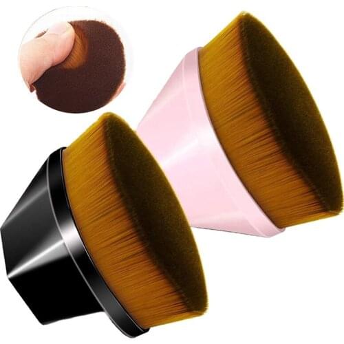 Foundation Makeup Brush Flat Top Kabuki Hexagon Face Blush Foundation Brush for Cream Flawless-Powder Cosmetics Make up Brushes