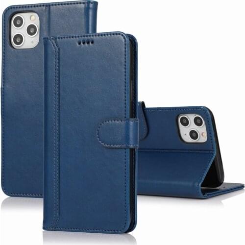 Book Style Leather Phone Cover For Xiaomi Mi 10T Poco X3 NFC Redmi Note 10 Pro 9S 9 8 7 Pro Redmi 10X Business Wallet Case P04F