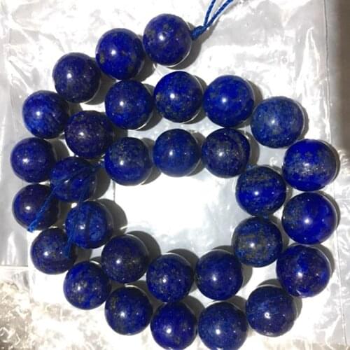 FLTMRH Fctory Price Natural Stone Lapis Lazuli Round Loose Beads Strand 4 6 8 10 12 14MM Pick Size DIY Necklace Bracelet DIY