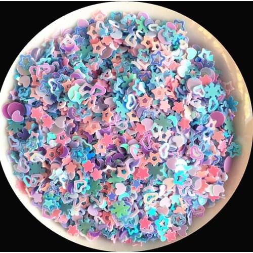 Mix Sequin Confetti Sprinkles Shaker Keychain Making Glitter Toppings Filling Micro Jewelry Making Supplies Resin Art 20g