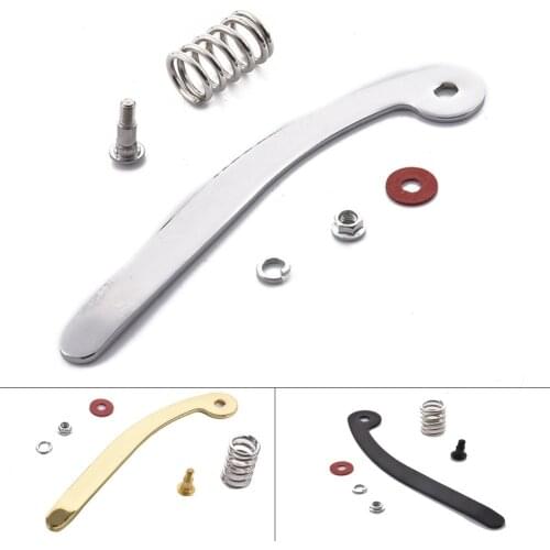1 Set Electric Guitar Bridge Parts Zinc Alloy Tremolo Vibrato Bridge Tailpiece Parts Crank Handle For Bigsby Guitar