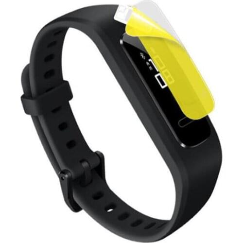 2pcs Soft TPU Clear Protective Film For Huawei Band 3E Running Smart Wristband Watch Bracelet Full Screen Protector Cover