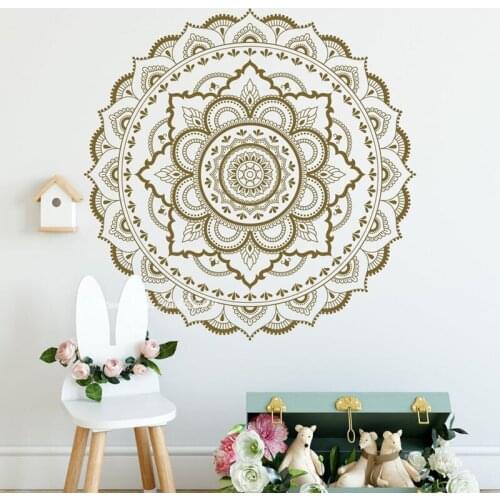 Mandala Wall Decal Design Decal Mandala Decal Boho Chic Decor Boho Decor Bedroom Yoga Stickers Gift Fashion Wallpapers Z328