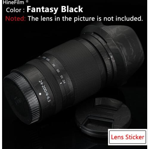 3M Vinyl Anti-scratch Lens Cover Skin For Nikon Nikkor Z 24-200mm F4-6.3 VR Lens Decal Protector Coat Wrap Cover Sticker Film