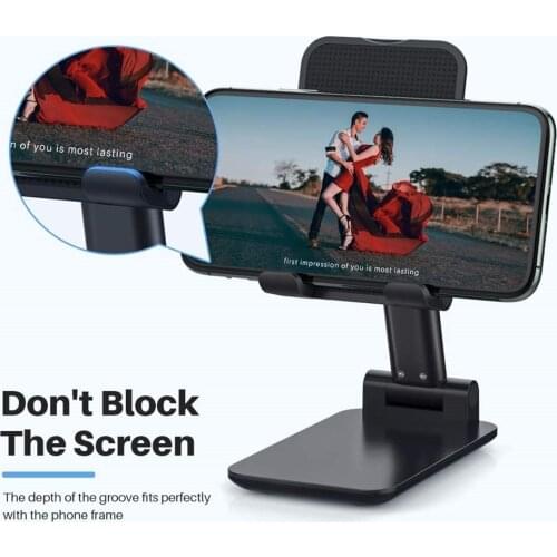 2020 Metal Desktop Tablet Holder Table Cell Foldable Extend Support Desk Mobile Phone Holder Stand For iPhone iPad Adjustable