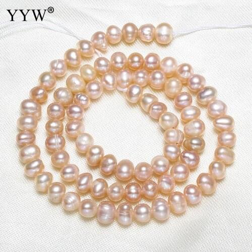 Natural Freshwater Pearl 4-5mm Potato Baroque Beads Punch Loose Beads for DIY Jewelry Making Cheap Price Of Natural Pearls 14.5"