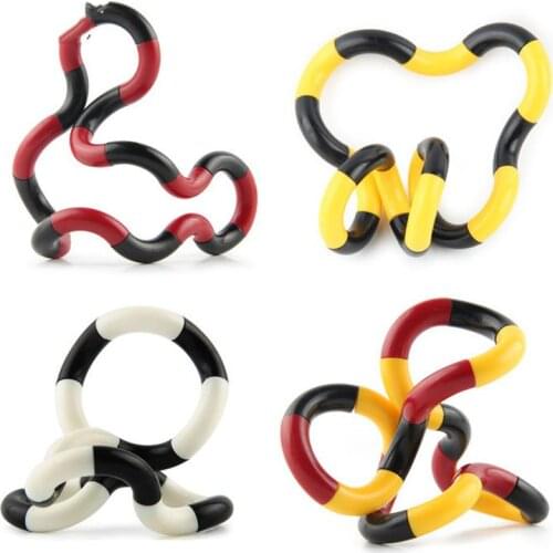 NEW Fidget Anti Stress Toy Twist Adult Decompression Toy Child Deformation Rope Perfect for stress kids to play toys random send