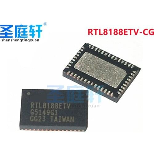 New original RTL8188ETV-CG QFN-46 patch RTL8188ETV wireless radio frequency chip