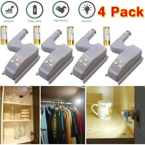 Cabinet Closet Automatic LED Hinge Light Intelligent Induction lamp Wardrobe Inner Hinge Light For Cupboard Closet Kitchen