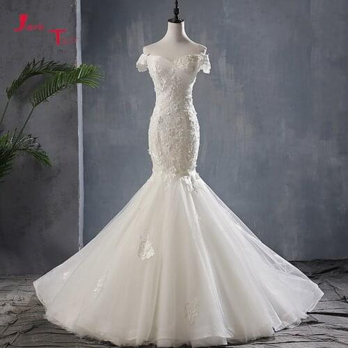 Sweetheart Neck Lace Up Back Pleat Crystal Appliques Flowers Mermaid Wedding Dress Appliques Vestido de Novia Sirena