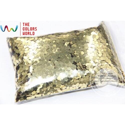 TCM0206 Dot shape 3mm size Bright Lapis Gold Sprinkling Metallic Color Glitter Spangles for Art and Nail decoration DIY