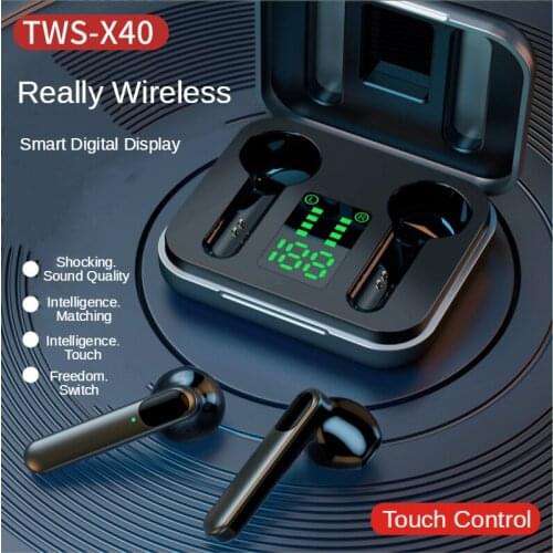 New Waterproof Bluetooth 5.0 Earphones TWS True Wireless Headphones In-Ear Earbuds Mini Headsets HiFI Stereo Sports Earpiece