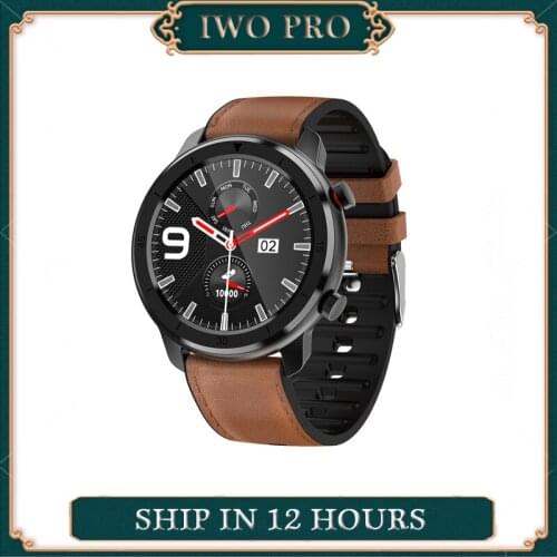 Smartwatch For M97 Smart Watch Heart Rate And Blood Pressure Monitoring Leather Strap 1.28in Montre Reloj Inteligente