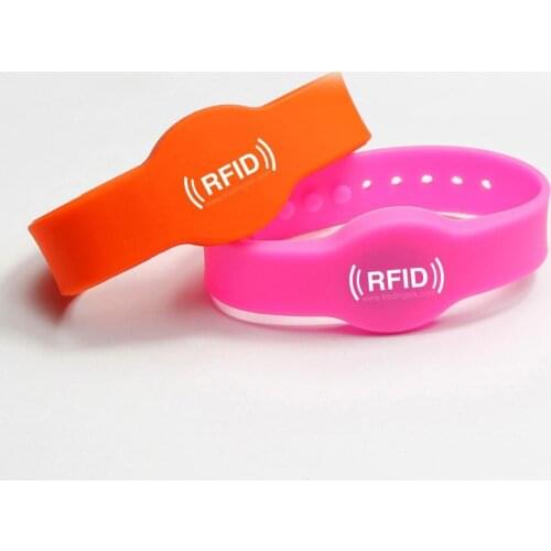 Yongkaida High quality waterproof silicone RFID wristband with TK4100 for Water park and swimming pool