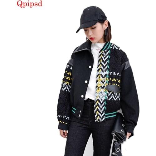 New 2021 Autumn Winter Ladies Wool Short Coat Korean Version Of The Loose Casual Woolen Short Outwear Thicken Women Woolen Coat