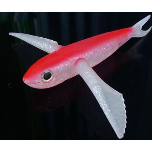1Pcs Soft Fishing Lures 22cm 125g Long Tail Delta Wing Fly Fish Bait Tuna Killer Sea Fishing Tackle