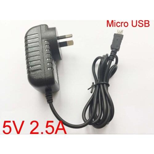 100pcs 5V 2.5A AU Micro USB Charger Power Adapter Supply forTablet PC Teclast P85 X98 Air 3G P88 Dual Core V975m V973