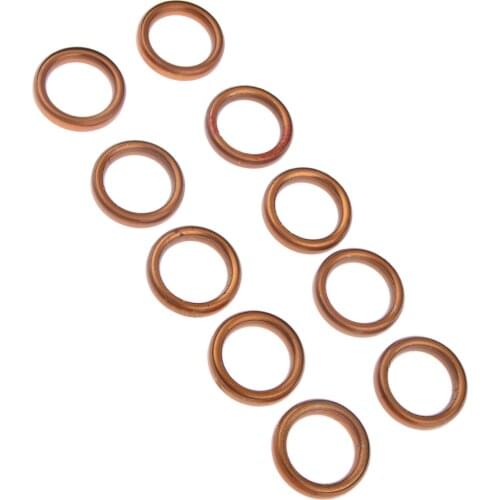10x Exhaust Muffler Pipe Gaskets For 49 50 110 150cc Gy6 Moped Scooter ATV