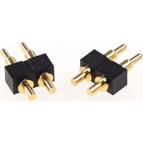 2.54mm Pitch Plug-in Spring Thimble Pogo Pin 2 3 4 5 6 7-pin Height 7.0mm