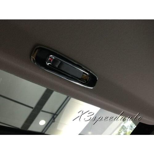 Free Shipping Chromed Inner Sunroof Handle Cover Trim For Subaru Outback 2015-2017 (A TYPE)