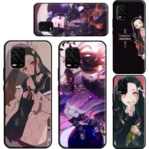 Kamado Nezuko Kimetsu no Yaiba Phone Case For Xiaomi Mi 10T Pro 9 10 11 Lite Ultra A3 POCO F3 F1 F2 M3 Pro X3 Soft Cover
