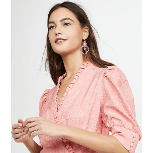 Dvacaman Geometric Square Pendant Earrings Large Drop Earrings Silver Color Metal Earrings Female Bijoux Dropshipping Wholesale