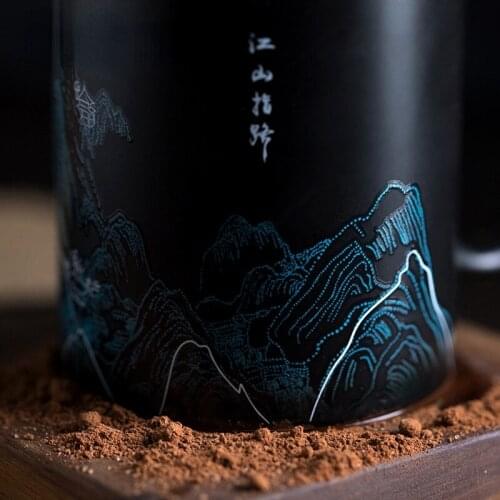 Chinese Magic Cup Thermal Color Changing Ceramic Mug Drinking Utensils for Home Office Black Tea Mugs High Quality Unique Gift