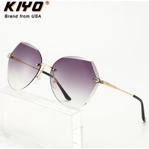 KIYO Brand 2020 New Women Men Polygonal Polarized Sunglasses Metal Classic Sun Glasses High Quality UV400 Driving Eyewear 8989