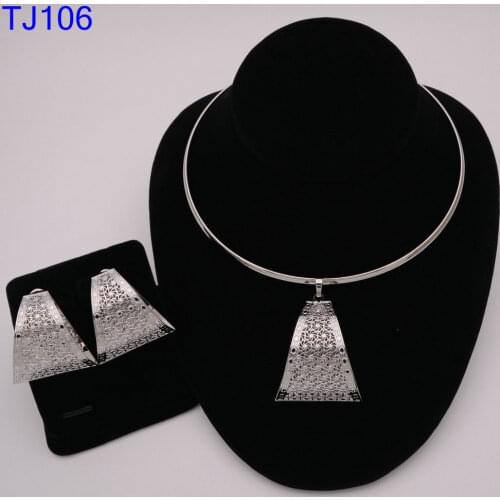 Gold Jewelry Sets for Women Necklace African Jewelry Set Nigerian Bridal Wedding Costume Jewelry Party Gift