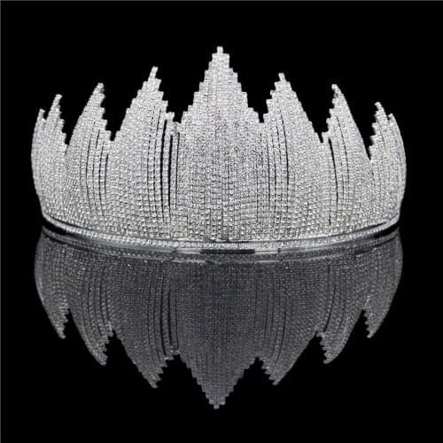 Bride Crown Royal Queen Pageant Tiaras and Crowns Headband Prom Bridal Wedding Crown Hair Jewelry Accessories