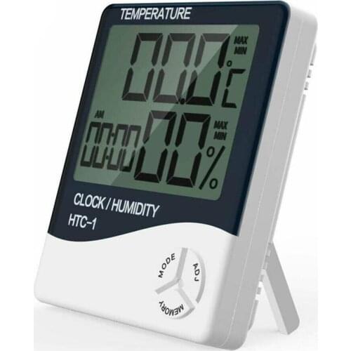 Multifunctional Thermometer Digital Lcd Hygrometer Humidity With Alarm Clock