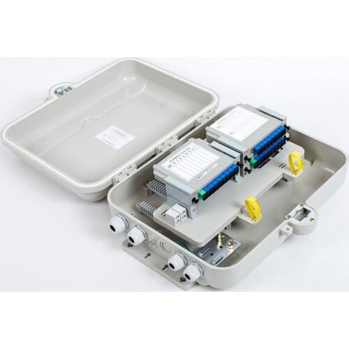32 Core Outdoor FTTH Splitter Distribution Boxes 32 core Optical fiber splice box 32 cores Fiber Cable Distribution Box BY DHL